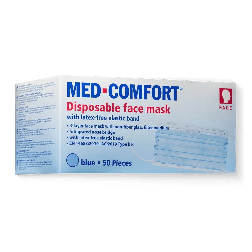 Ampri Med Comfort Op Mask -tyyppi IIR, eri värit | Laatikko (50 kappaletta) - Image 2