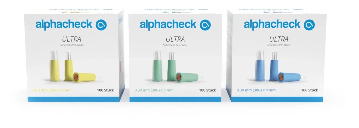 Alphacheck ULTRA -turvakynän neula 32G x 4 mm | Pakkaus (100 kpl) - Image 2
